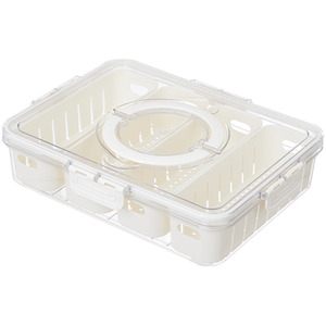 Livingandhome Multi-Compartment Fridge Storage Container by Livingandhome