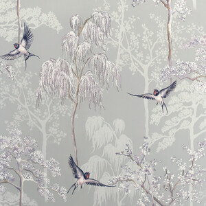 Japanese Garden Wallpaper - Grey by Arthouse