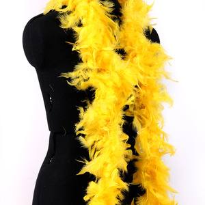 Marabou Feather Boa - Yellow by Trimits