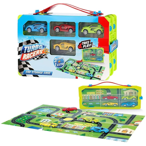 Toy Car Playset with Mat - multi by UMKYTOYS