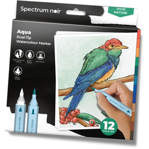 Spectrum Noir Aqua 12 Pack by Spectrum Noir