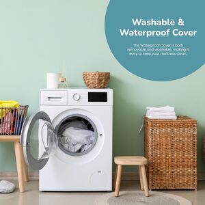 MotherPlus ECO Cot Bed Mattress (120x60x13cm) - White by MotherPlus