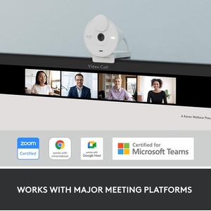 Logitech Brio 300 Full HD Webcam - White by Logitech