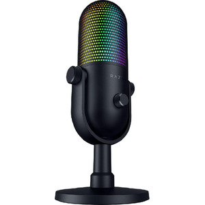 Razer Seiren V3 Chroma Black RGB Streaming Microphone - Black by Razer