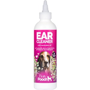 Dog Ear Cleaner Cruelty Free Natural Gentle Formula - Pink / 250ml by Pretty Pooch