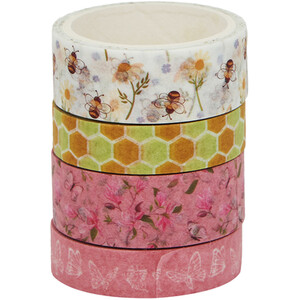 Pack of 16 Enchanted Garden Washi Tapes