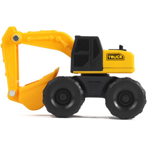 Pack of 5 Construction Vehicles Set - Yellow and Black