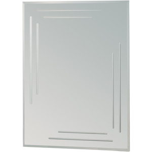 Chelsea Rectangular Bathroom Mirror - Silver by Showerdrape