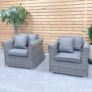 New England Chair - Grey / 2 by Malay