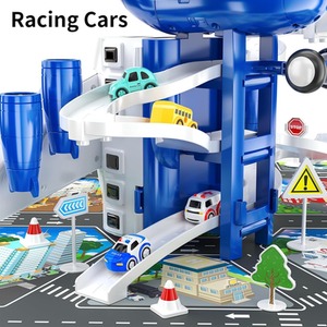 Aeroplane Toys Race Track Playset Cars Playmat For Kids - White by Temi