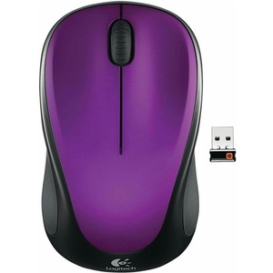 Logitech Wireless Optical Mouse - Multicoloured / M317 Vivid Violet by Logitech
