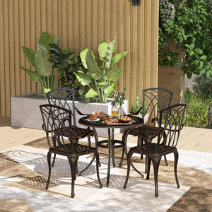 Outsunny 5 Piece Bistro Dining Set by Outsunny