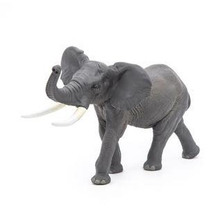 PAPO Wild Animal Kingdom Elephant Toy Figure - Grey by PAPO