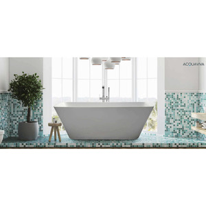 Acquaviva Svelte Free Standing Bath Tub - White by Acquaviva