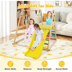 Montessori Playground Climber Playset by Costway