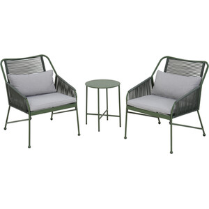 Murcia Rattan Bistro Set - Green by Outdoor Essentials
