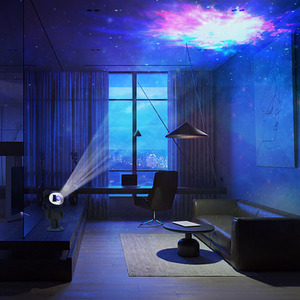 Starry Sky Projection Lamp for Tabletop Decoration - Black+Gold by lifeideas