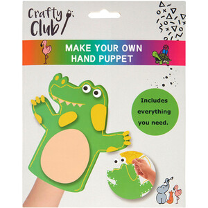 Crafty Club Make Your Own Hand Puppet Kit by Crafty Club