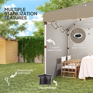 Outsunny 3x3(M) Pop Up Gazebo Party Tent by Outsunny