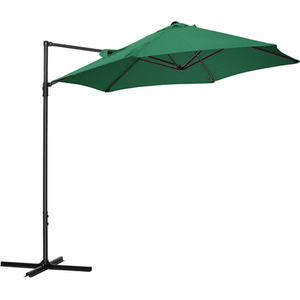 Outsunny 2.5M 360 degree Rotation Garden Cantilever Parasol by Outsunny