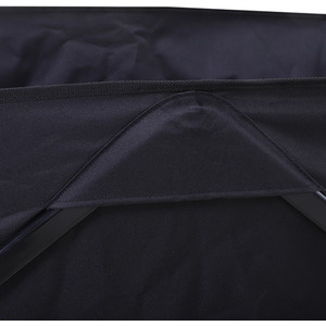 Outsunny Outdoor Pull Cart Folding Cargo Wagon - Black by Outsunny