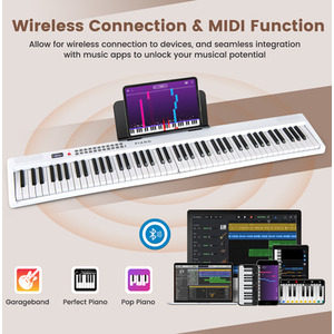 88 Key Foldable Electric Keyboard Piano by Costway
