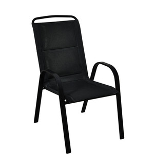 Palma Air Tex 7 Piece Dining Set - Black by Outdoor essentials