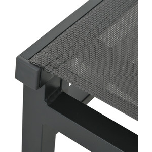 Outsunny 7 Piece Garden Dining Set with Breathable Mesh Seat Aluminium Top - Grey by Outsunny