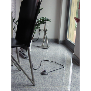 6 Gang Extension Lead with Foot Operated On-Off Switch - Black by Brennenstuhl