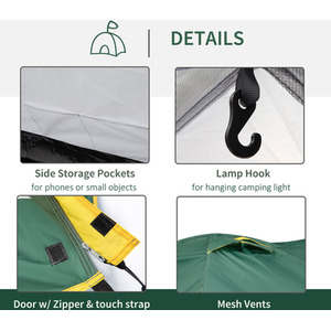 Outsunny Weatherproof 2 Room Tent by Outsunny