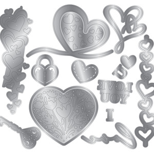Amour Metal Die - Silver by 195094137401