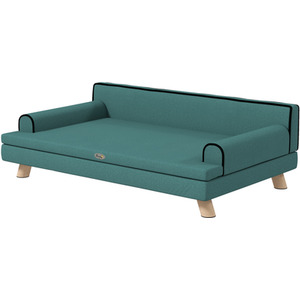 PawHut Dog Sofa with Legs Water-resistant Fabric - Green by PawHut