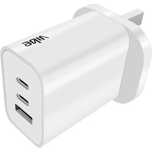 Vibe Ultrafast Triple 65W Mains Charger - White by Vibe