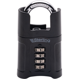 Closed Shackle Combination Padlock 55mm - Black by Burg-Wachter