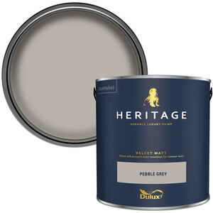 Dulux Velvet Matt Emulsion Paint - Pebble Grey by Dulux Heritage