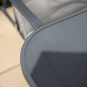 Reclining Garden Leisure And Dining Furniture Set - Grey by Hectare