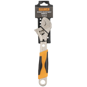 Saber Adjustable Steel Wrench - 10In by Saber