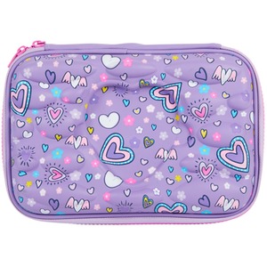 Purple Heart Calculator Pencil Case