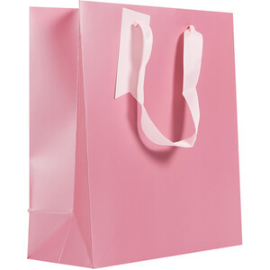 Pack of 3 Pink Glimmer Medium Gift Bags - Pink and Lavender