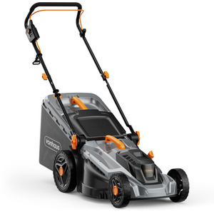 Electric Corded Lawn Mower - Grey by VonHaus