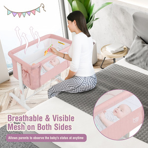 3-in-1 Baby Bedside Bassinet by Costway