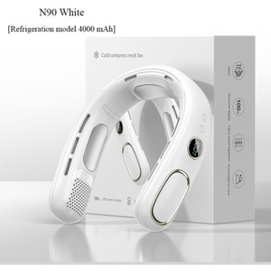 Portable Cooling Mini Neck Fan - White / N90