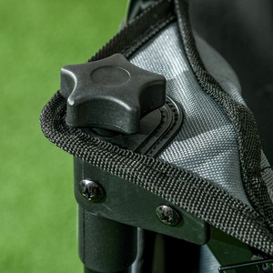 Outsunny Folding Garden Trolley on Wheels Camping Trolley - Grey by Outsunny