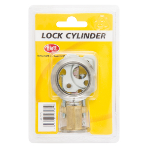 Stainless Steel Lock Cylinder with Keys by Hiatt Hardware