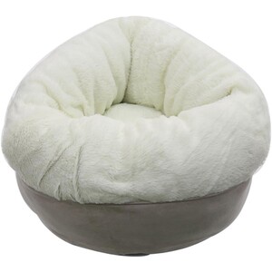 Donut Pet Bed - Grey by Clever Paws