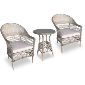 Julia Bistro Set - Neutral by Outdoor Essentials
