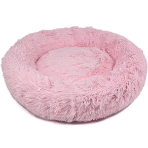 Fluffy Dog Bed in Pink - Pink / L by Actiaspet