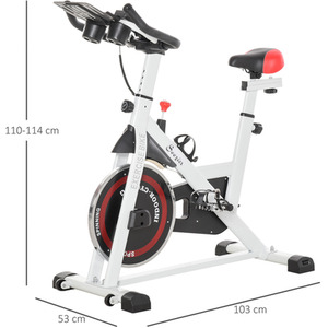 HOMCOM Upright Exercise Bike Machine by HOMCOM