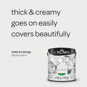 Crown Walls and Ceilings Silk Emulsion by Crown Paints