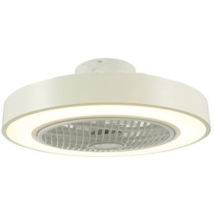 5 Blades LED Ceiling Fan Light with Remote Control - White by Jack Stonehouse